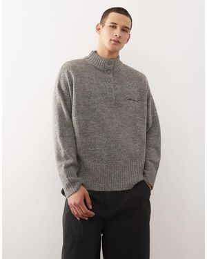 Collusion – strickpullover - Grau