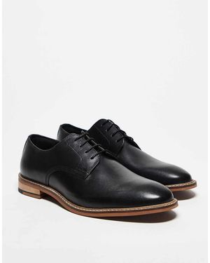 ASOS Lace Up Derby Shoes - Black