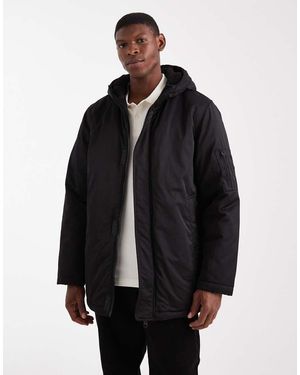 ASOS Mid Length Parka - Black