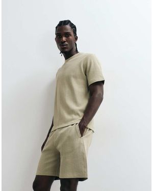 BOSS Pantalones Cortos De Conjunto En Caqui Claro-Verde - Neutro