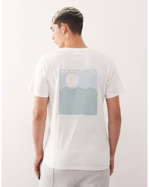 Columbia – rapid ridge back graphic – t-shirt - Weiß
