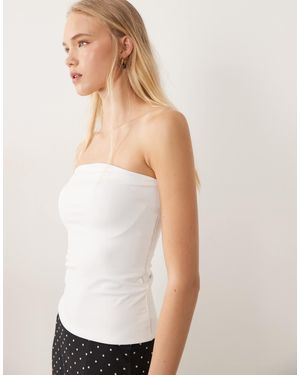 Cotton On Hold Me Longline Tube Top - White