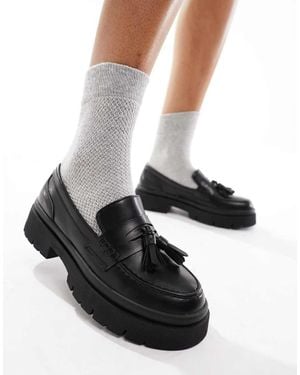 schuh Leyton Chunky Loafer - Black