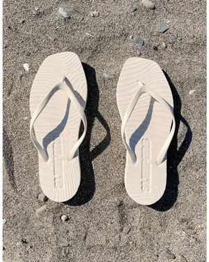 Sleeper Chanclas Tapered De -Blanco - Metálico