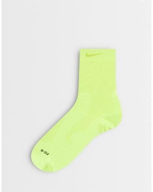 Nike Calzini Leggeri A Girocollo Gialli - Verde
