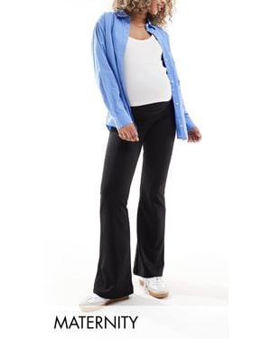 ONLY Stretchy Flare Pants - Blue