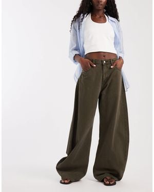 ASOS Bow Barrel Jeans - White