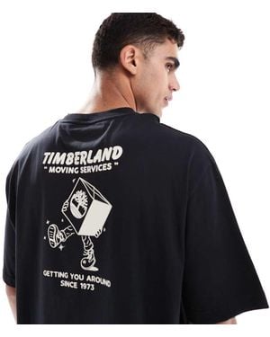 Timberland Moving Around Backprint T-shirt - Blue
