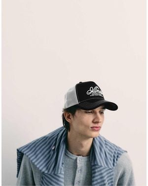Pull&Bear Illinois Trucker Cap - Black