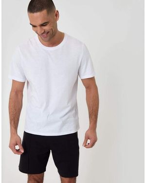 Threadbare Pique Pleated Sweat Shorts - Black
