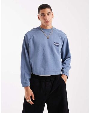 Quiksilver Uni Pullover Sweatshirt - Blue