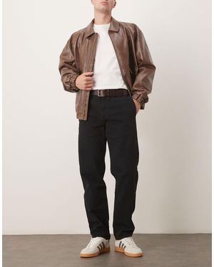 Mango – chet – gerade jeans aus 100% baumwolle - Natur
