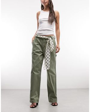 Abrand Jeans Slouchy Carpenter Jeans - Green