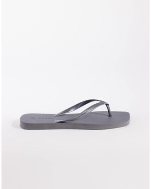 SEQWL – zehenstegsandalen - Mettallic
