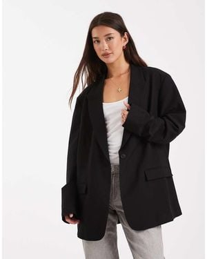 ASOS Tailored Oversized Blazer - Black