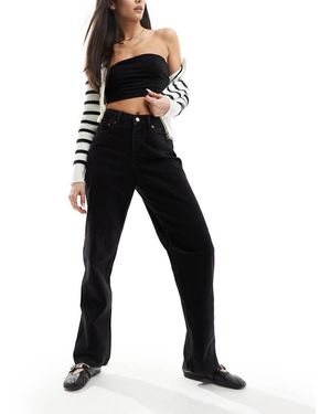 JJXX Seville Mid Waist Loose Fit Jeans - Black