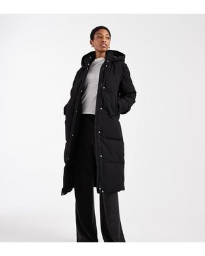 Vero Moda Abrigo Largo Acolchado 2 En 1 Con Mangas Extraíbles De - Negro