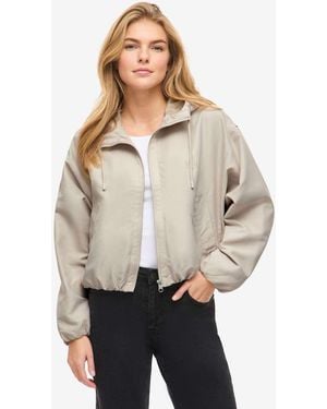 Noisy May Hooded Jacket - Natural