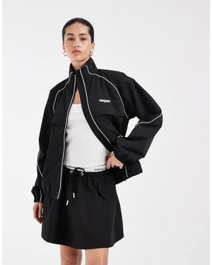 Tommy Hilfiger Track Jacket With Piping - Blue