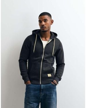 Blend Regular-Fit Hoodie Met Rits - Blauw