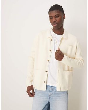 SELECTED Knitted Cardigan With Pockets - Natural