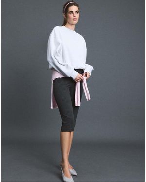 Stradivarius Basic Sweatshirt - Grey