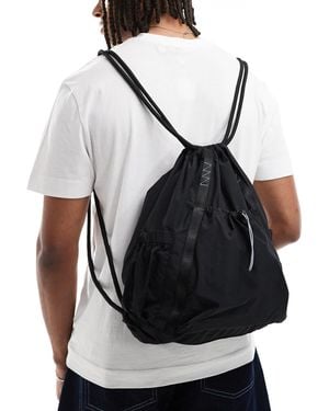 ASOS Drawstring Backpack - Black