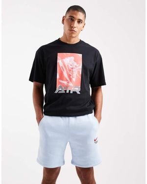 Nike Line Art Fleece Shorts - Blue