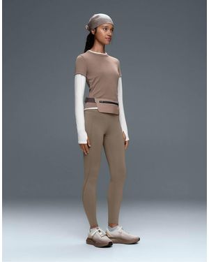 Oysho Rapid Dry High-Rise Pocket Leggings - Grey