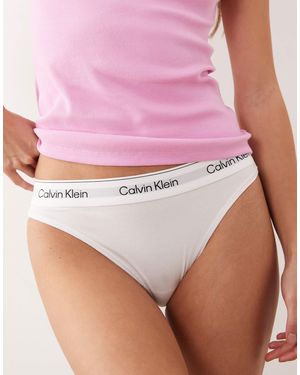 Calvin Klein High Leg Modal Bikini Brief - Pink