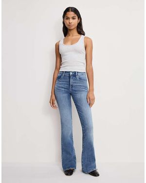 GOOD AMERICAN Good Legs Flare Jeans - Blue