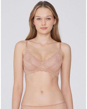 Tezenis Paris Unpadded Balconette Bra - Natural