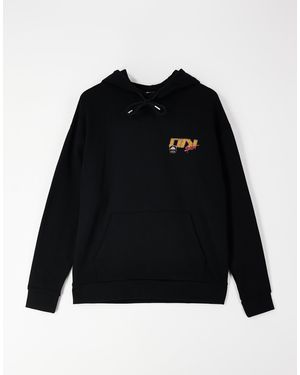 ASOS Sweat à capuche décontracté à imprimé voiture - Noir