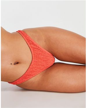 Missguided Slip Bikini Sgambati - Arancione