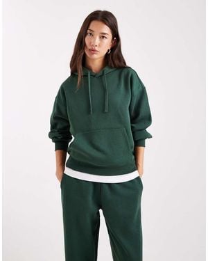 ONLY Hoodie Van Jersey - Groen
