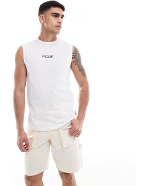 French Connection French Connection Fcuk Sleeveless Singlet - White