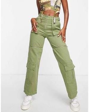 AsYou Cargo Jean With Pockets - Green