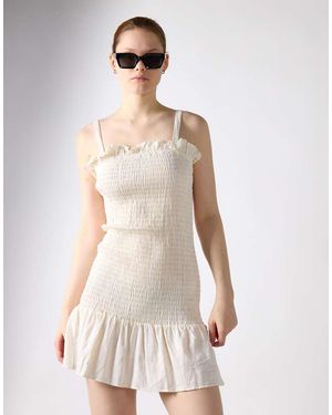 Glamorous Strappy Mini Dress - White