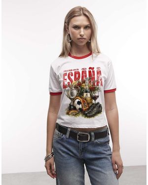 PRNT Espana Ringer T-Shirt - White