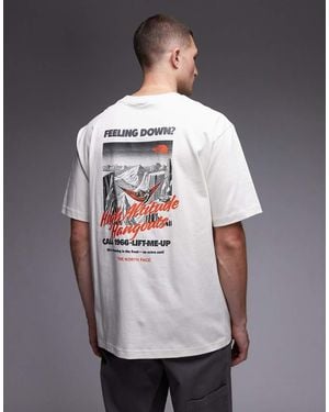 The North Face Adventure Back Print Oversized T-shirt - Grey