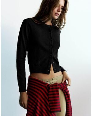 Pull&Bear Regular-Fit Vest - Zwart