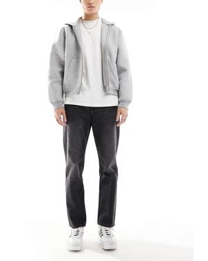 Pull&Bear Straight Vintage Fit Jean - Gray
