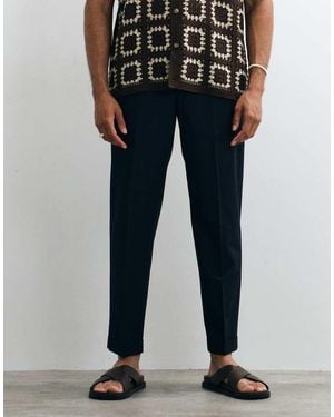 Mango Boston Regular Fit Tailored Trousers - Black