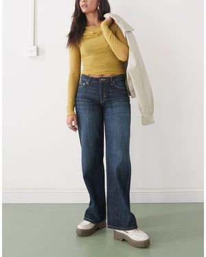 Weekday Ample Low Waist baggy Fit Jeans - Blue