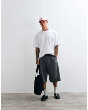Weekday T-shirt oversize - Blanc