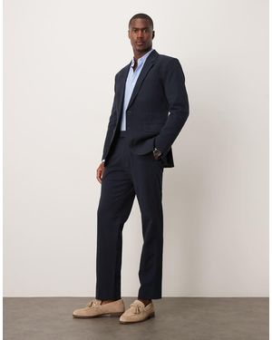 Abercrombie & Fitch Pantalones De Traje Clásicos De Sirsaca De (Parte De Un Conjunto) - Azul