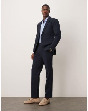 Abercrombie & Fitch Abercombie & Fitch Classic Seersucker Suit Trouser Co-ord - Blue