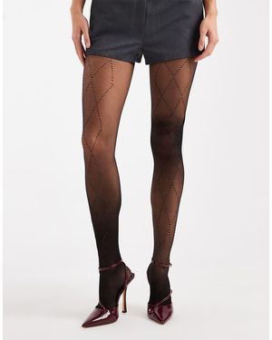 ONLY Panty Met Sier- En Strasssteentjes - Zwart