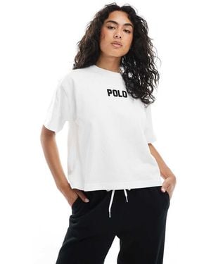 Polo Ralph Lauren T-Shirt Con Logo Bianca - Bianco