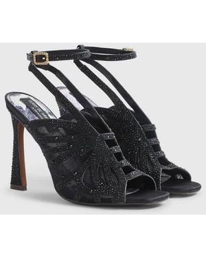 River Island Caged Heels - Black